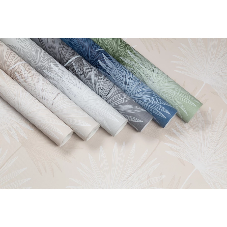 Обои флизелиновые Palitra Home HomeColor Palma зелёные HC72073-71 1,06х10,05 м
