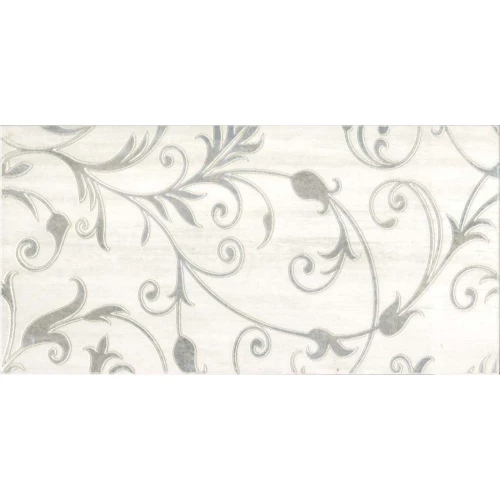 Декор Global Tile Silvia панно часть 1 серый 50*25 см