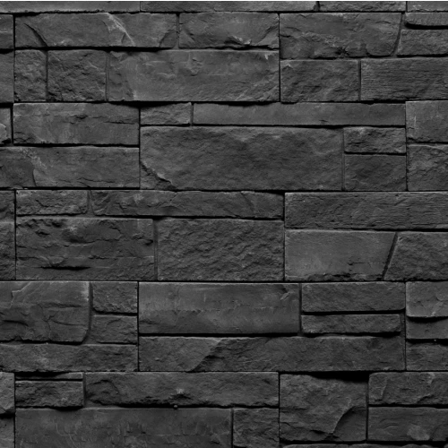 Декоративный камень Камелот Толедо черный 478