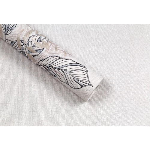 Обои виниловые Palitra Home Ficus HomeColor серые HC11053-24 0,53х10,05 м