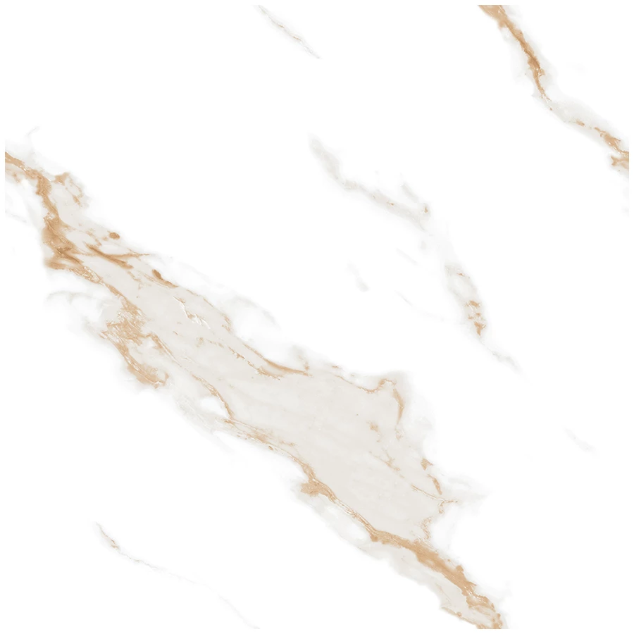 Керамогранит Ceradim Calacatta Sharp Gold белый Полированный 60х60 см