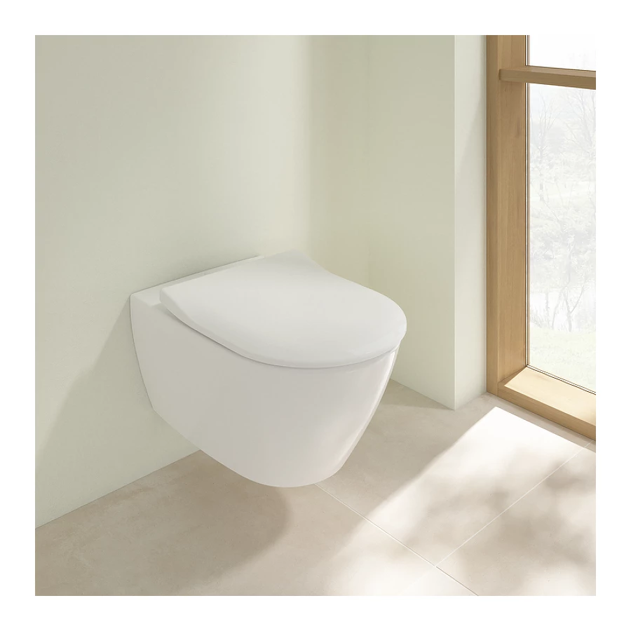 Унитаз подвесной Villeroy&Boch Subway 2.0 с сиденьем Soft Close 5614R201