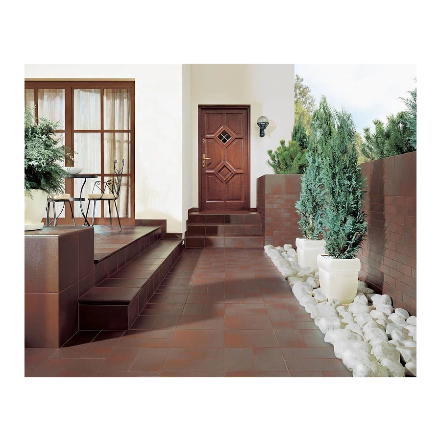 Плитка фасадная Paradyz Cloud Rosa elewacja матовая каштановая 24,5x6,6 см