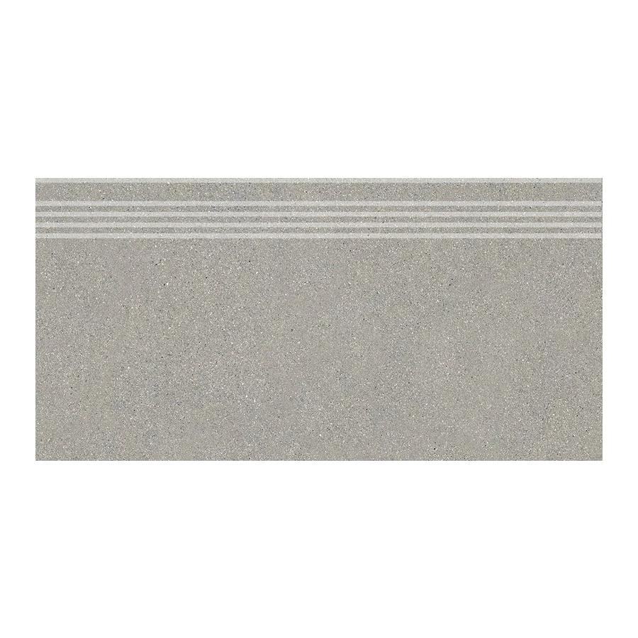 Ступень Kerama Marazzi Джиминьяно серый матовый обрезной DD254020R\GR 60х30 см