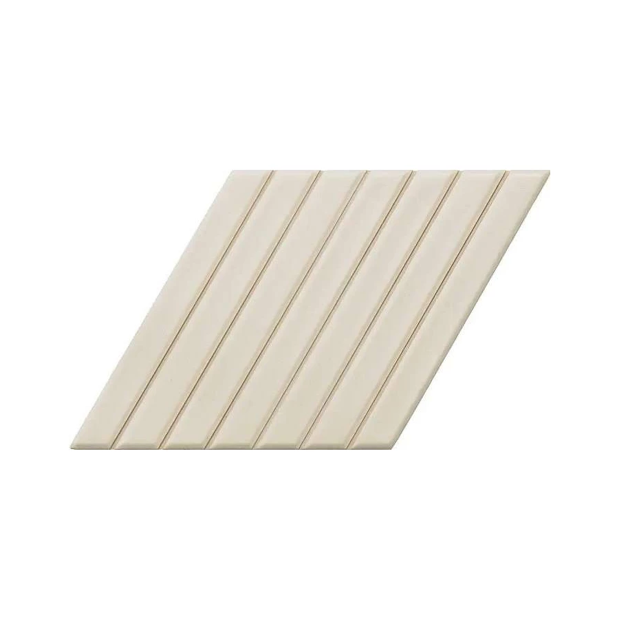 Плитка настенная WOW Spike Bars B Talc Matt матовая бежевая 135019 25,9х15 см