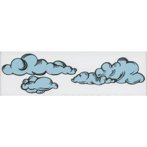 Бордюр Kerama Marazzi Альпаки 1 полуматовый голубой OP/A218/5009 20x6,3 см