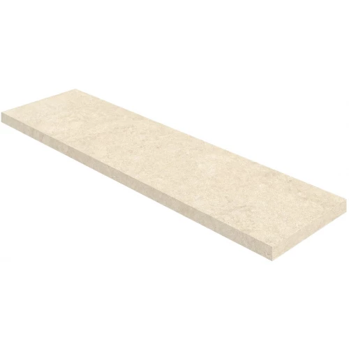 Ступень угловая правая из керамогранита Coliseumgres Саленто Крим Туп матовая бежевая 620070003224 120х33 см