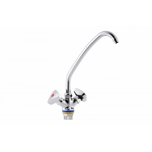 Смеситель для кухни ПСМ-Профсан PSM-120-80 СТАНДАРТ-Б тип См-МДЦБр хром