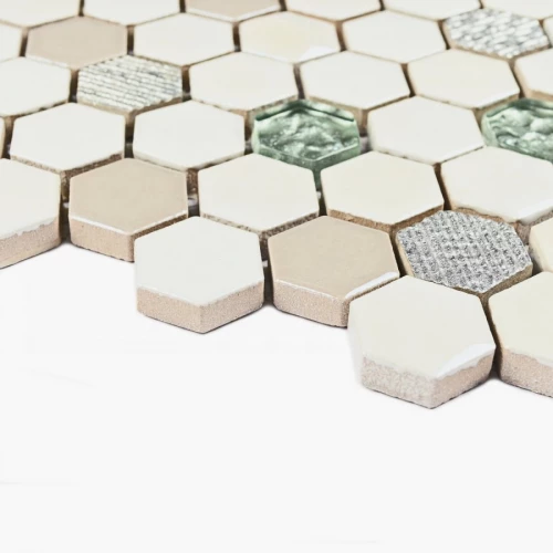 Мозаика Bonaparte Керамическая мозаика Absolute глянцевая белая 30,5х30,2 см