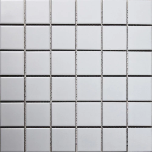 Мозаика Bonaparte Керамогранитная мозаика Manila White 48х48 матовая белая 30,6х30,6 см