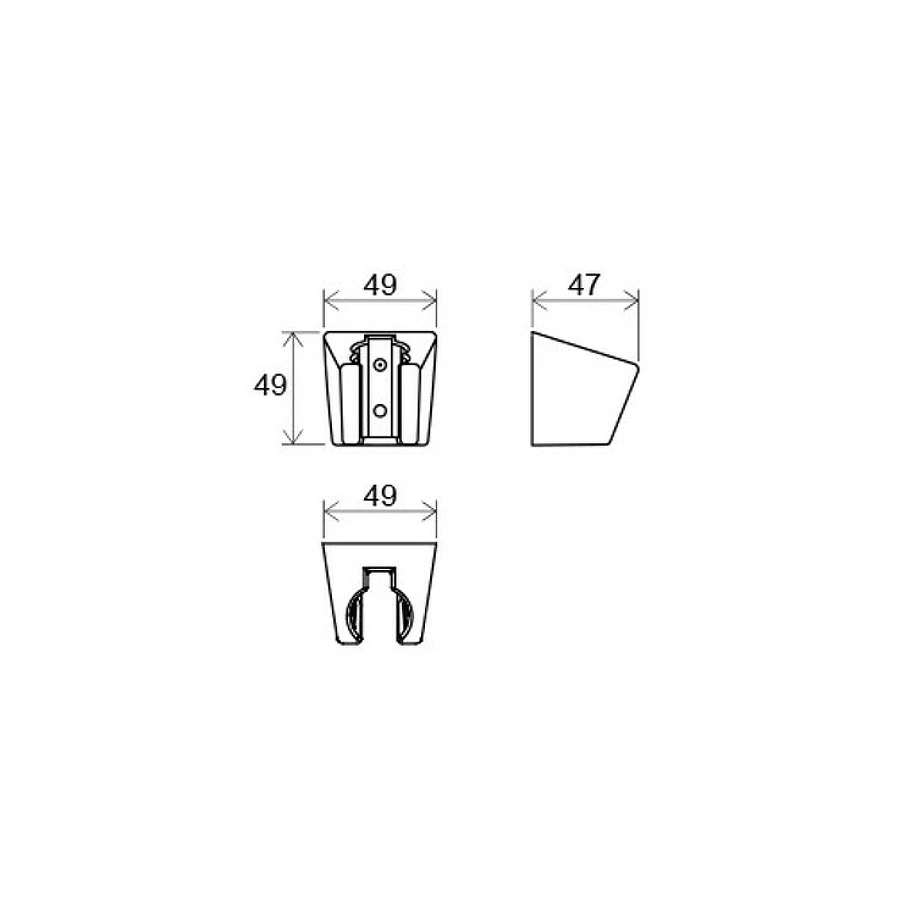 Пластиковый держатель Ravak X07P345