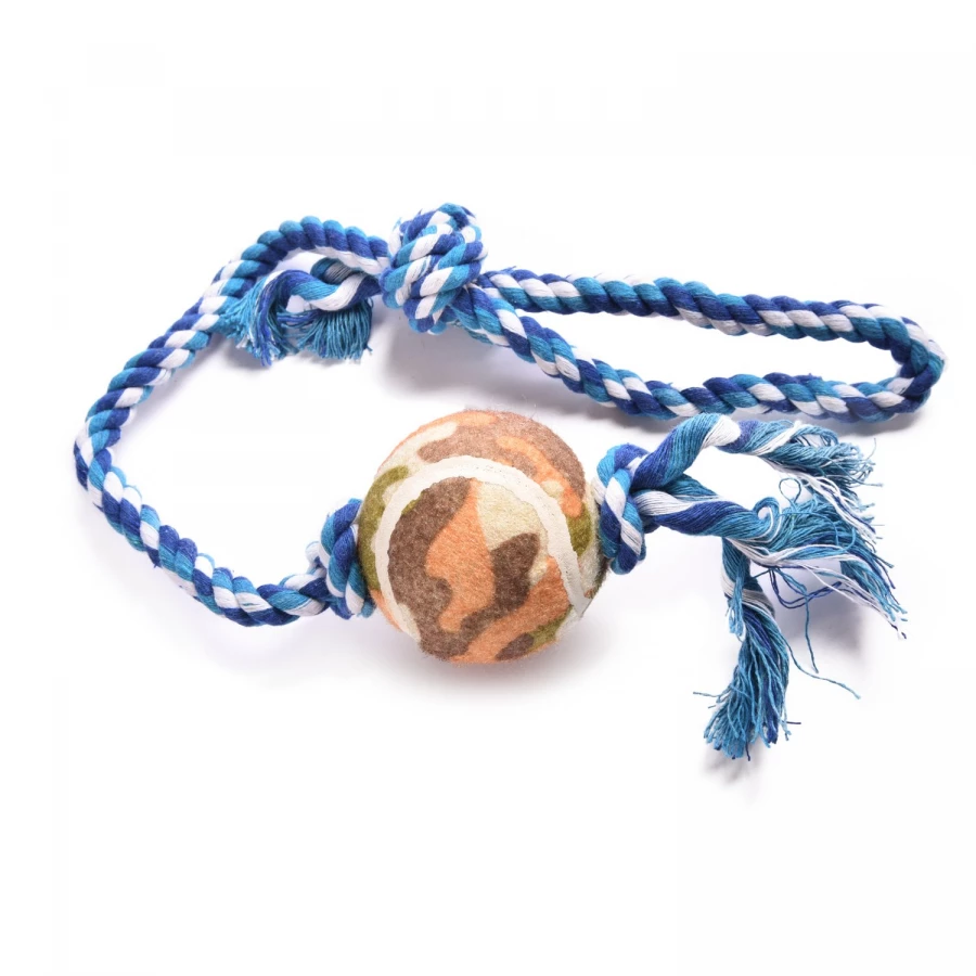 Игрушка для собак Fauna int мяч на веревке 55 см