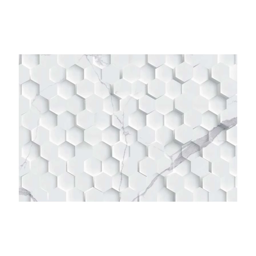 Настенная плитка Eurotile Statuario 9 SR 0205 Pixel 9 SR 0205 40х27 см