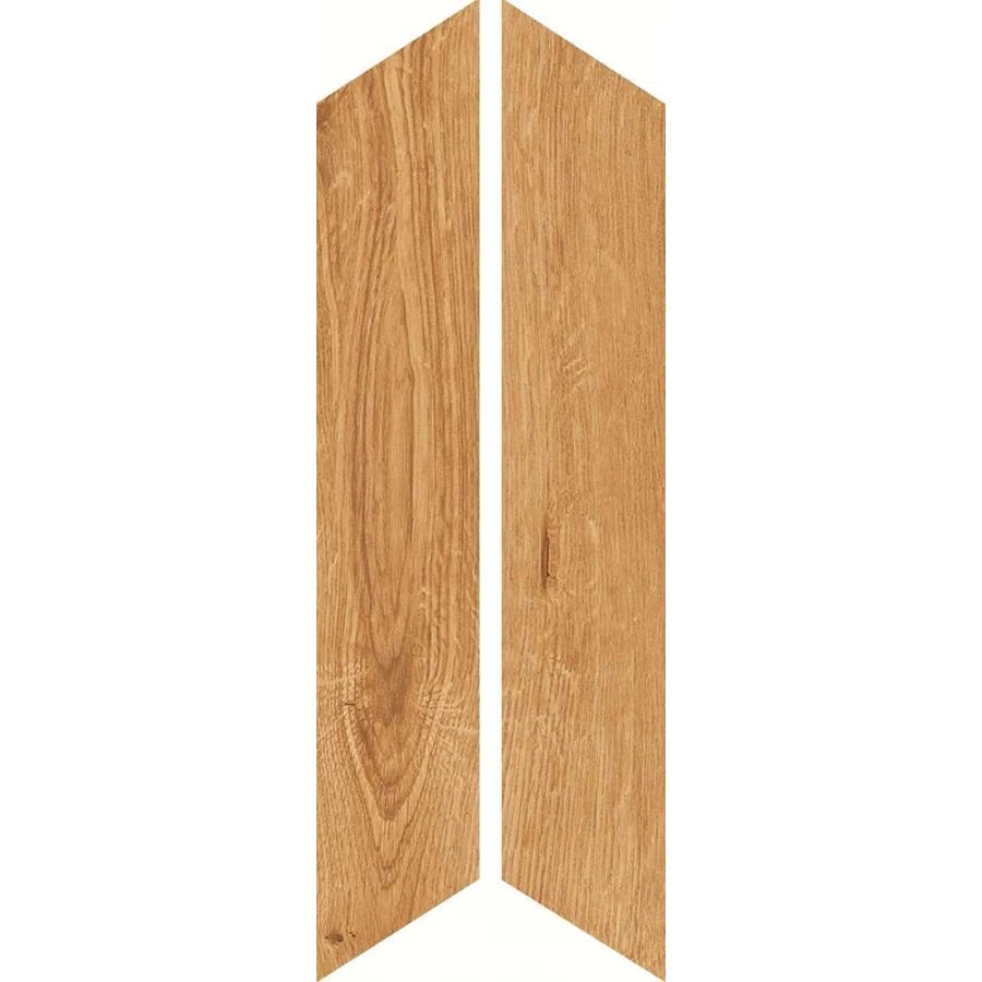 Керамогранит Bottegа Venetа Feelwood Cognac Chevron матовый бежевый B71014 40,7х7,5 см