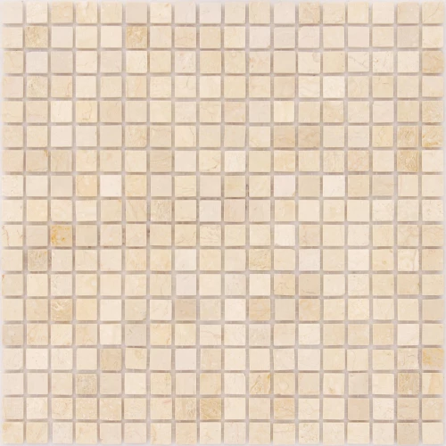 Мозаика из натурального камня Caramelle Mosaic Botticino POL бежевый 30,5x30,5 см