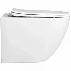 Унитаз-компакт Aquatek Европа подвесной безободковый тонкое сиденье с механизмом плавного закрывания AQ1900-00
