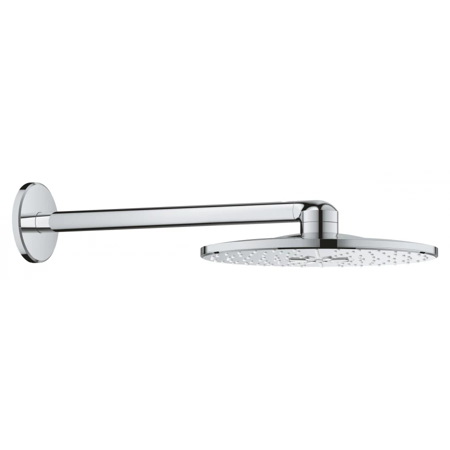 Верхний душ Grohe Rainshower 310 SmartActive с душевым кронштейном 2 режима струи хром 26475000 430 мм