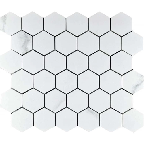 Мозаика Velsaa Mosaic Calacata Lite Mosaic Hexagone 32,2х30,9 см