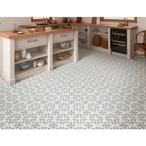 Плитка напольная Dvomo Timeless pre-cut Temple silver 1.22 м2, 45x45 см