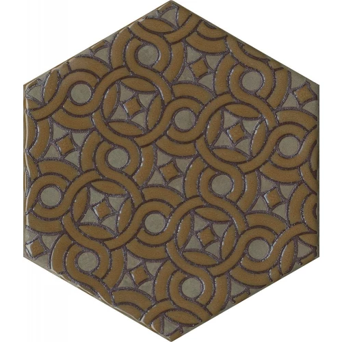 Керамогранит Kerama Marazzi Гроссето Декор матовый коричневый VT/B559/SG23041N 23,1х20 см