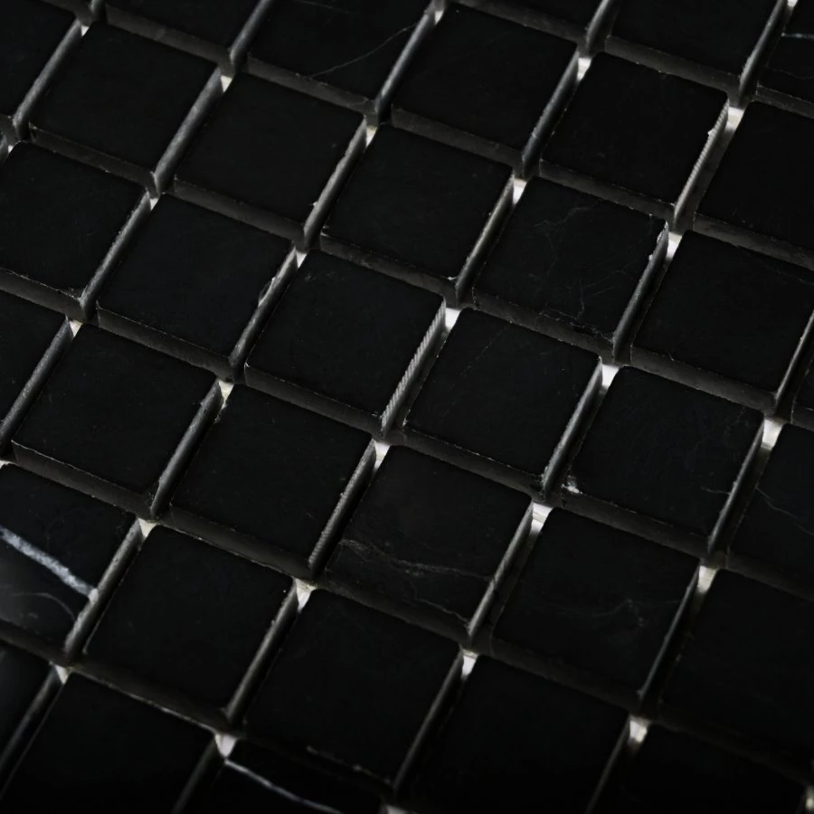 Мозаика Bonaparte Каменная мозаика Persia-20 Pol 20х20 черная 30,5х30,5 см