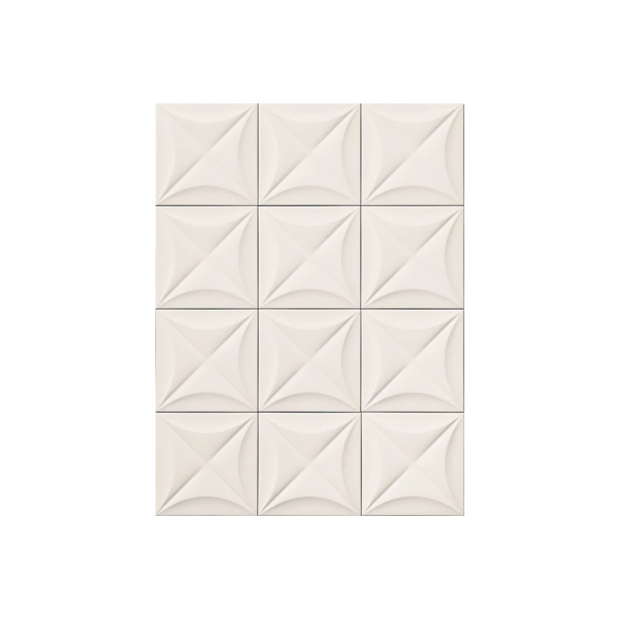 Керамогранит Marca Corona 4D Flower White 1,04 м2 E063 20х20 см