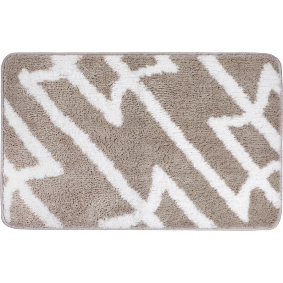 Коврик для ванной комнаты Iddis Base микрофибра серо-коричневый BPQS03Mi12 80x50 см