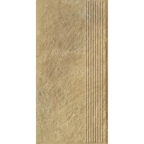 Ступень Ceramika Paradyz Eremite Beige Stopnica Prosta Struktura Mat 60х30 см