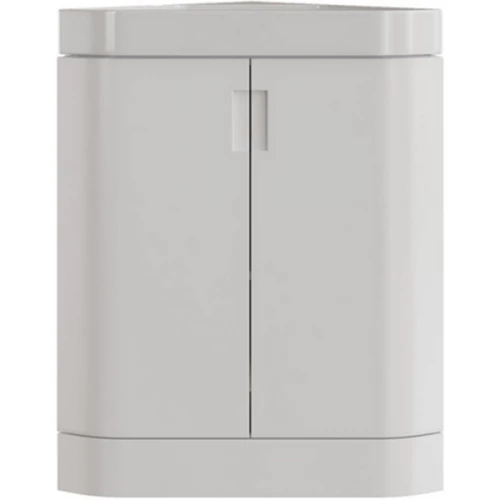 Тумба для ванной Mixline Кварц-67 напольная угловая белая под умывальник Quartz-50 540979