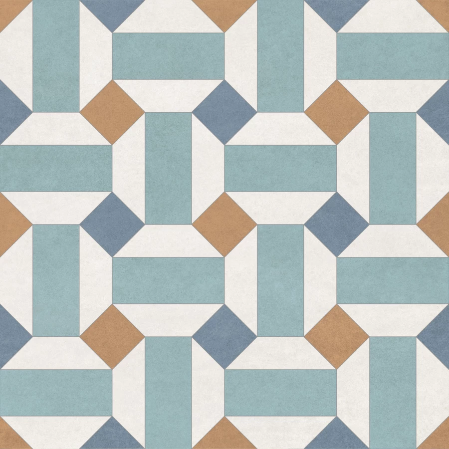 Керамогранит New Trend Design Art Mix 4 матовый многоцветный GP2020DMX55 20х20 см