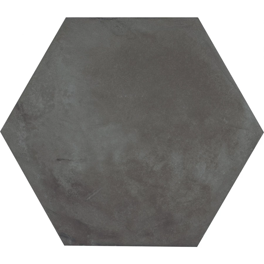 Керамогранит Marca Corona Terra nero esagono 0094 25х21,6 см