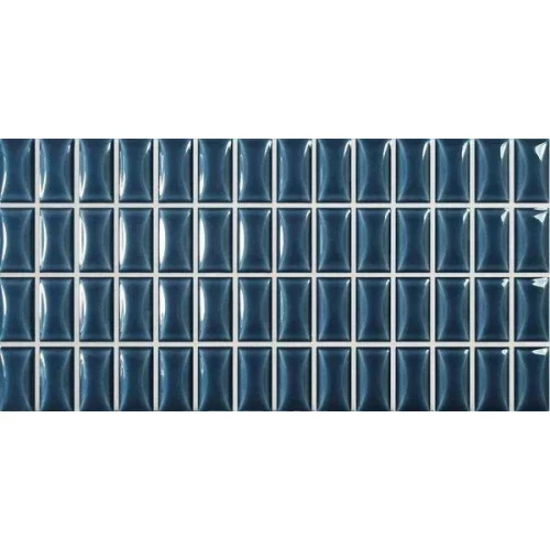 Плитка настенная WOW 3D Bars Bevel Sapphire Gloss глянцевая синяя 135552 25х12,5 см