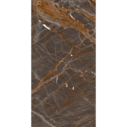 Керамогранит SotGres Regal Estrada с двойной глазурью коричневый 80х160 см