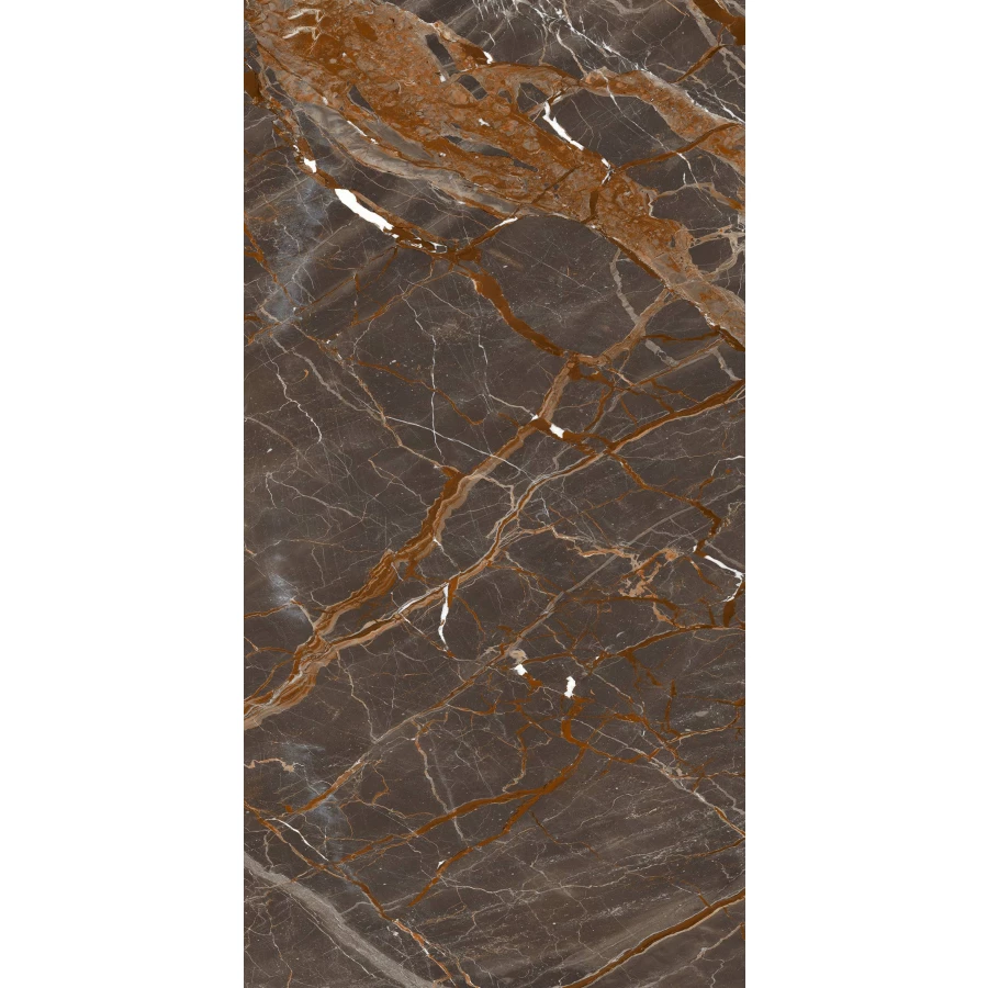 Керамогранит SotGres Regal Estrada с двойной глазурью коричневый 80х160 см