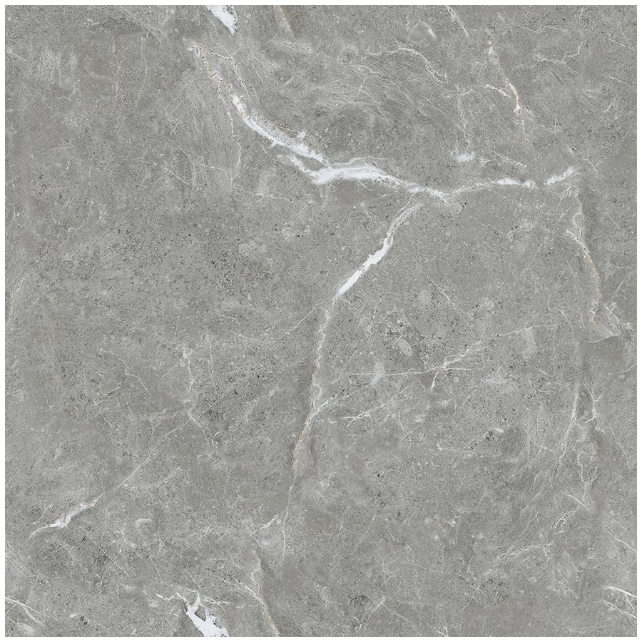 Керамогранит Ceradim Stone Cool Grey серый Полированный 60х60 см