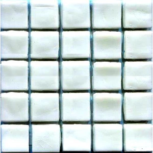 Стеклянная мозаика Art&Natura Classic Glass Bianca 15x15 глянцевая белая bianca 29,5x29,5 см