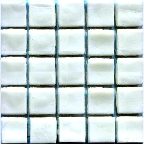 Стеклянная мозаика Art&Natura Classic Glass Bianca 15x15 глянцевая белая bianca 29,5x29,5 см