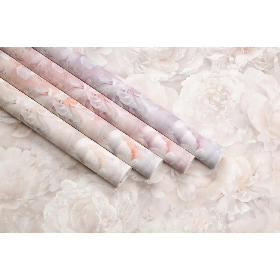 Обои флизелиновые Palitra Home HomeColor Pions бежевые HC71995-25 1,06х10,05 м