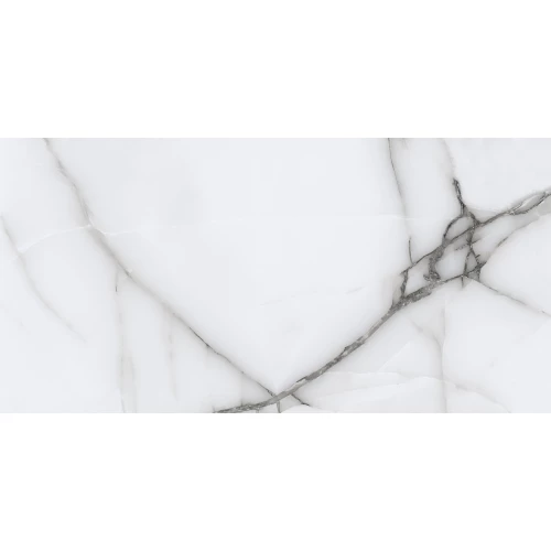 Керамогранит lamore Ceramic Gloss 60х120 Onyx Vista Gris глянцевый белый 60/120-046 120х60 см