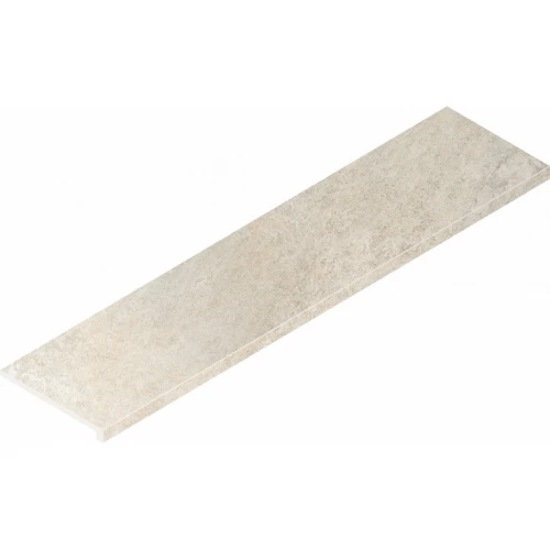 Ступень угловая правая из керамогранита Italon Магма Айс матовая бежевая 620070002980 120х33 см