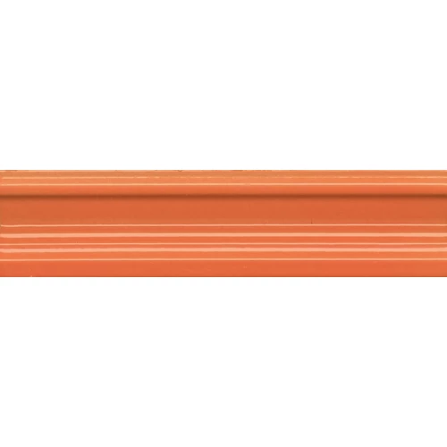 Плитка настенная Kerama Marazzi Моррис Бордюр Багет матовый оранжевый BLB002 20х5 см