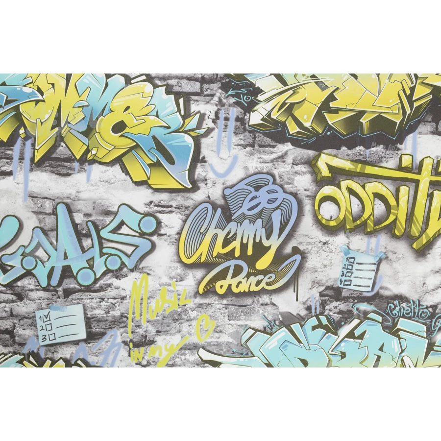 Обои флизелиновые Palitra Home HomeColor Daim зеленые HC71906-44 1.06х10.05 м