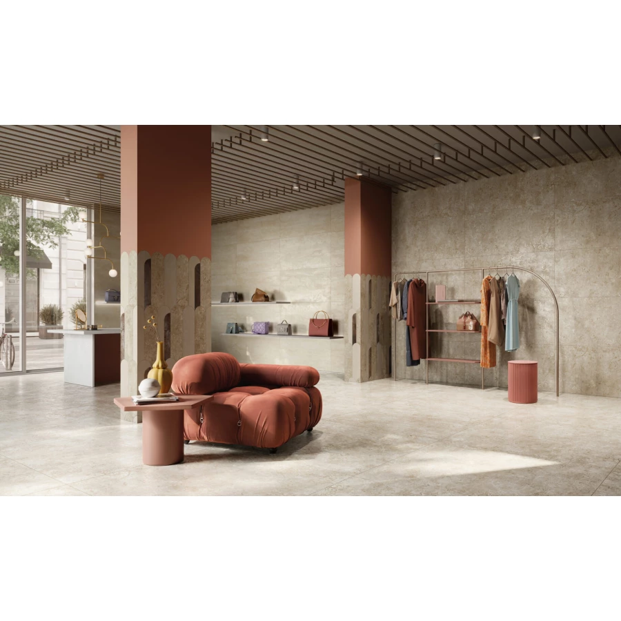 Керамогранит Naxos Bold Concert Beige Naturale Rettificato 133052 120x60 см