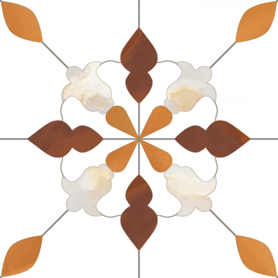 Керамогранит Monopole Aramis Ambar матовый многоцветный 18,7x18,7 см