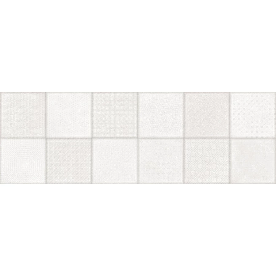 Плитка настенная ALMA Ceramica Cube матовая белая TWU3090CUB07R 90х30 см