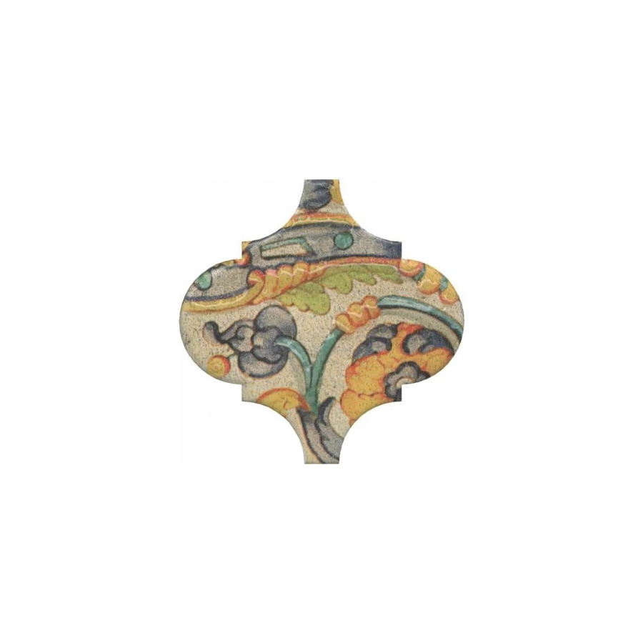 Декор Kerama Marazzi Арабески котто орнамент OP\A164\65000 6,5*6,5 см