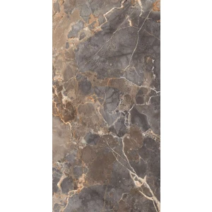 Керамогранит Arcadia Ceramica Imperial Nero Full Polished глянцевый серо-золотистый FP1005-A 120х60 см