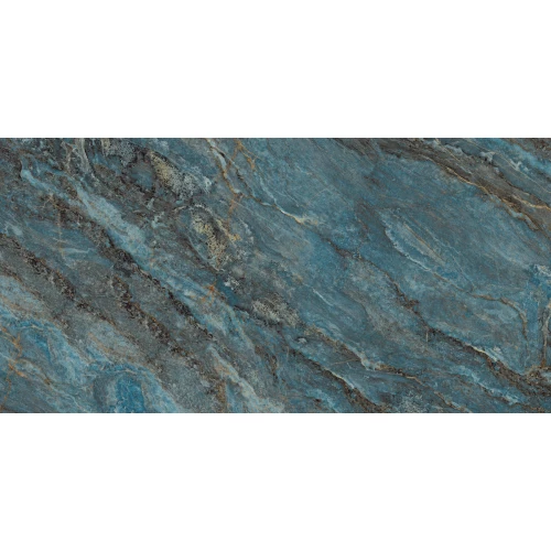 Керамогранит Laparet Beam Turquoise лаппатированный шайн бирюзовый 120х60 см