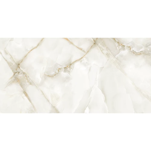 Керамогранит Eurotile Ceramica Onyx Beige Pol глянцевый бежевый 7930138705542 120x60 см