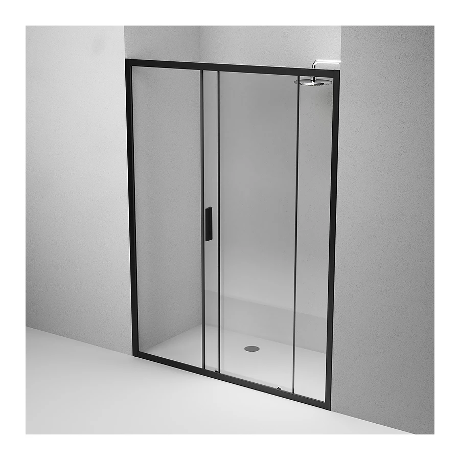 Дверь душевая в нишу Am Pm Gem раздвижная W90G-150-1-195BT 150x195 см